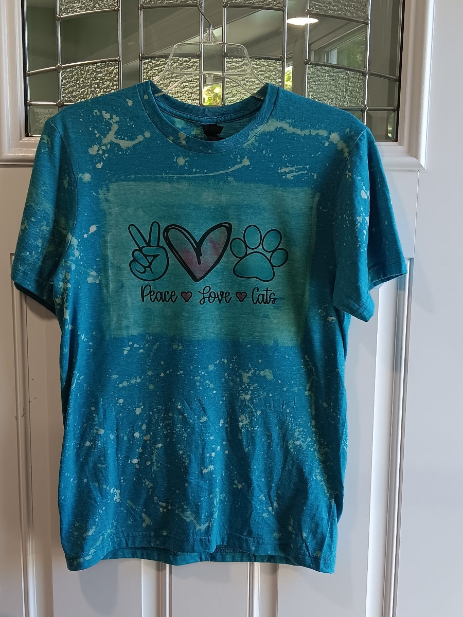 "Peace, Love, Cats" T-Shirt