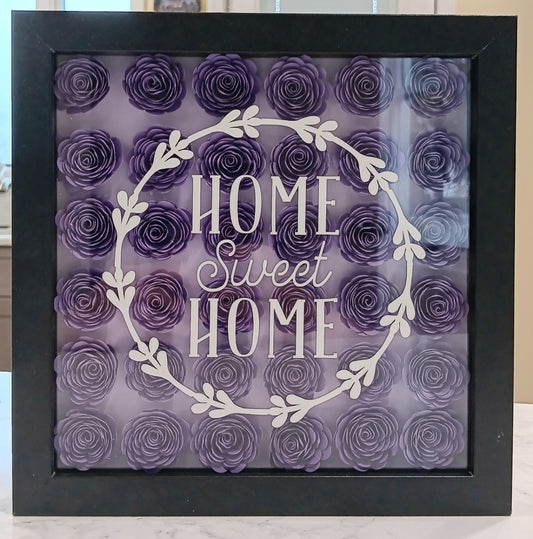 Home Sweet Home Shadow Box