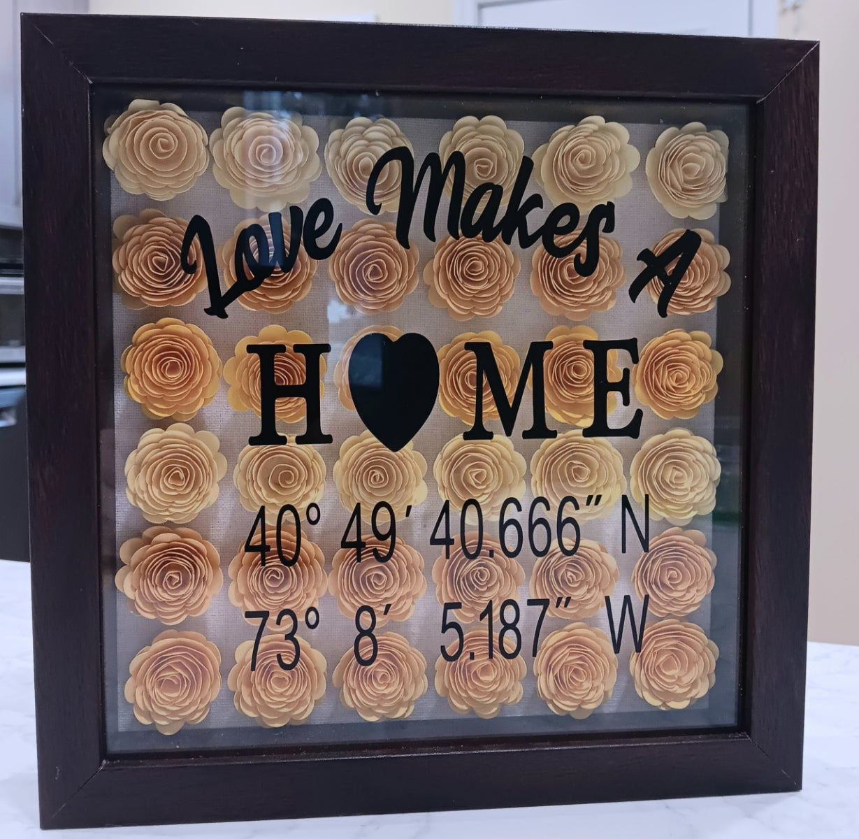 Love Makes A Home Shadow Box